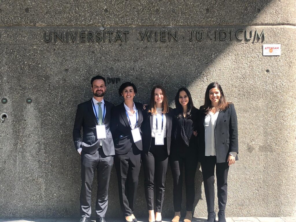 Historic Result in Viena of the Law Degree Team of the Nova University in Lisbon