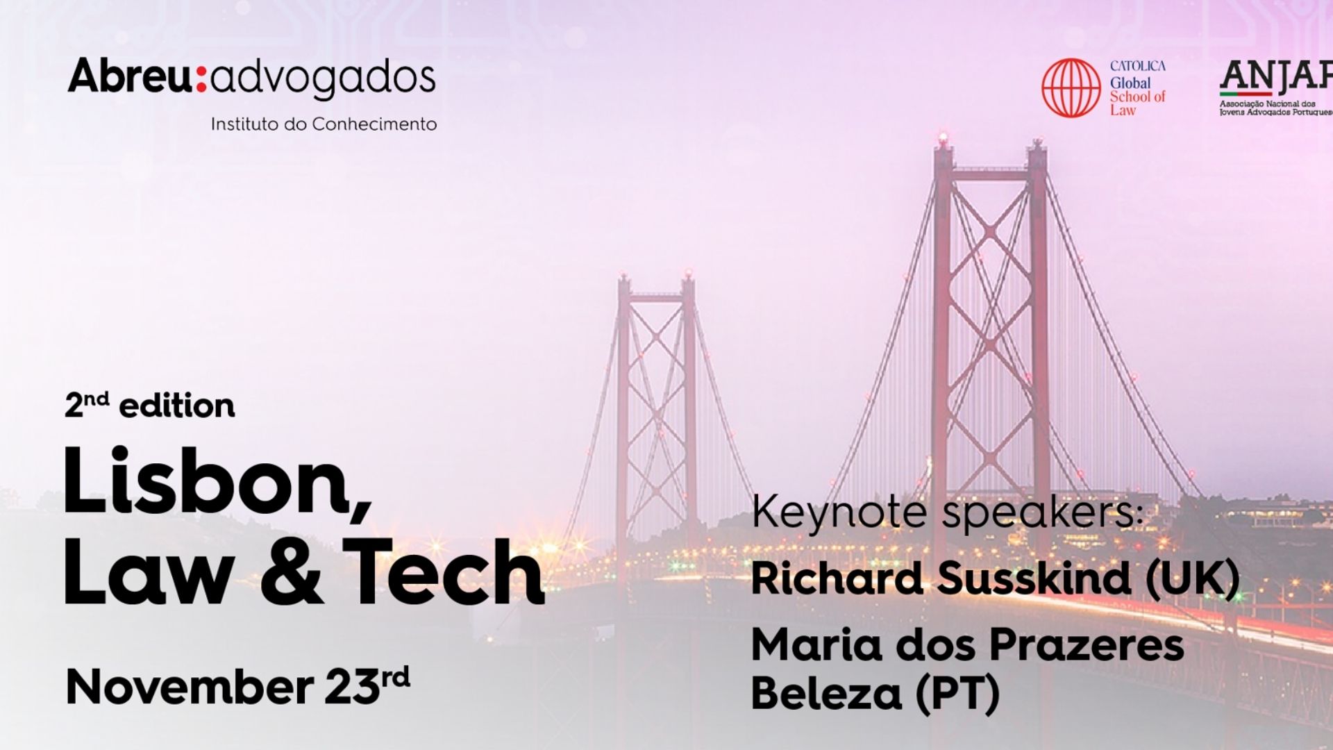 Lisbon, Law & Tech 2nd edition | Richard Susskind | Online Courts and Justice in Times of Pandemics