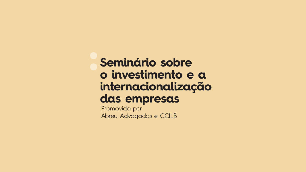Investimento e Internacionalização das empresas