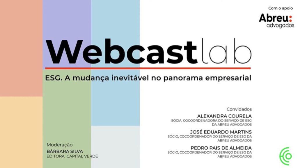 WebcastLab | ESG. A mudança inevitável no panorama empresarial