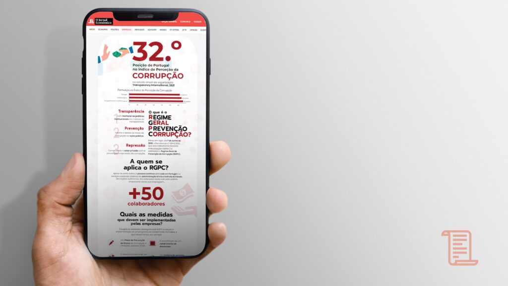 Infografia | Já conhece o Regime Geral de Prevenção da Corrupção?