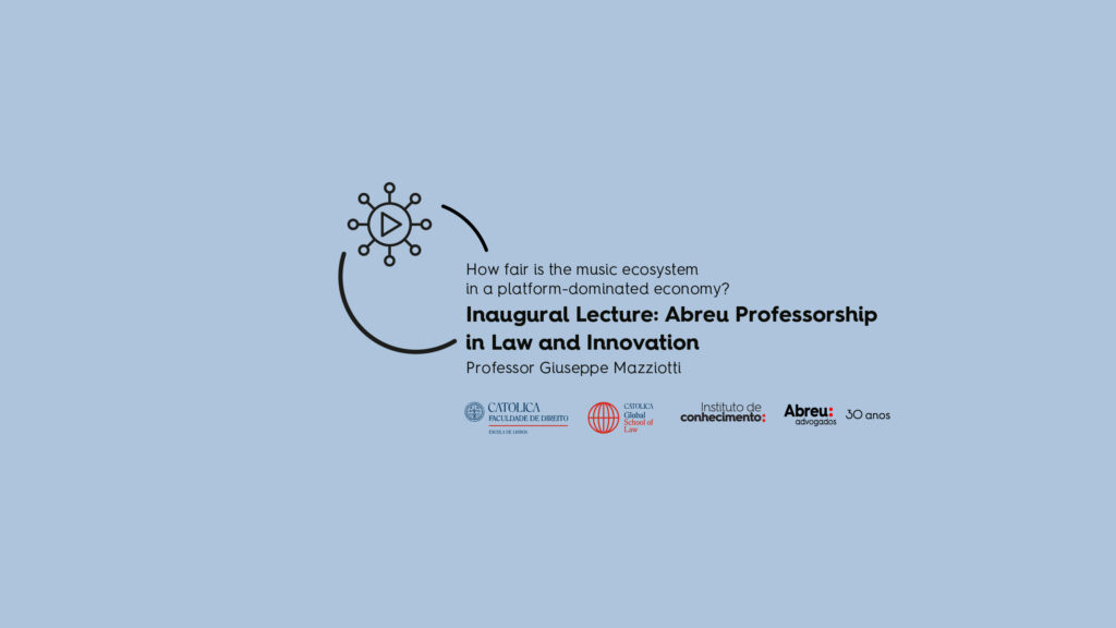 Inaugural Lecture: Abreu Professorship in Law and Innovation