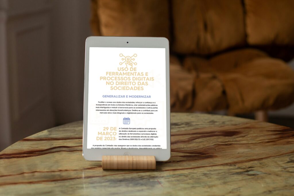 Uso de ferramentas e processos digitais no direito das sociedades