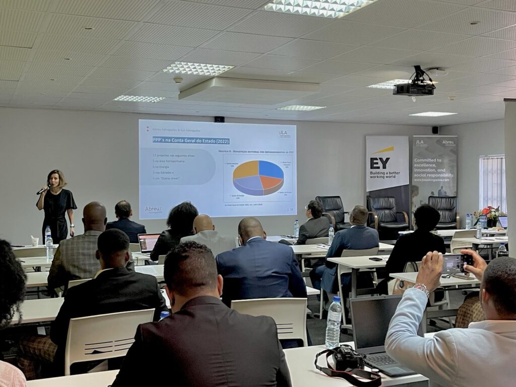 Mafalda Teixeira de Abreu speaker at workshop on public-private partnerships in Mozambique