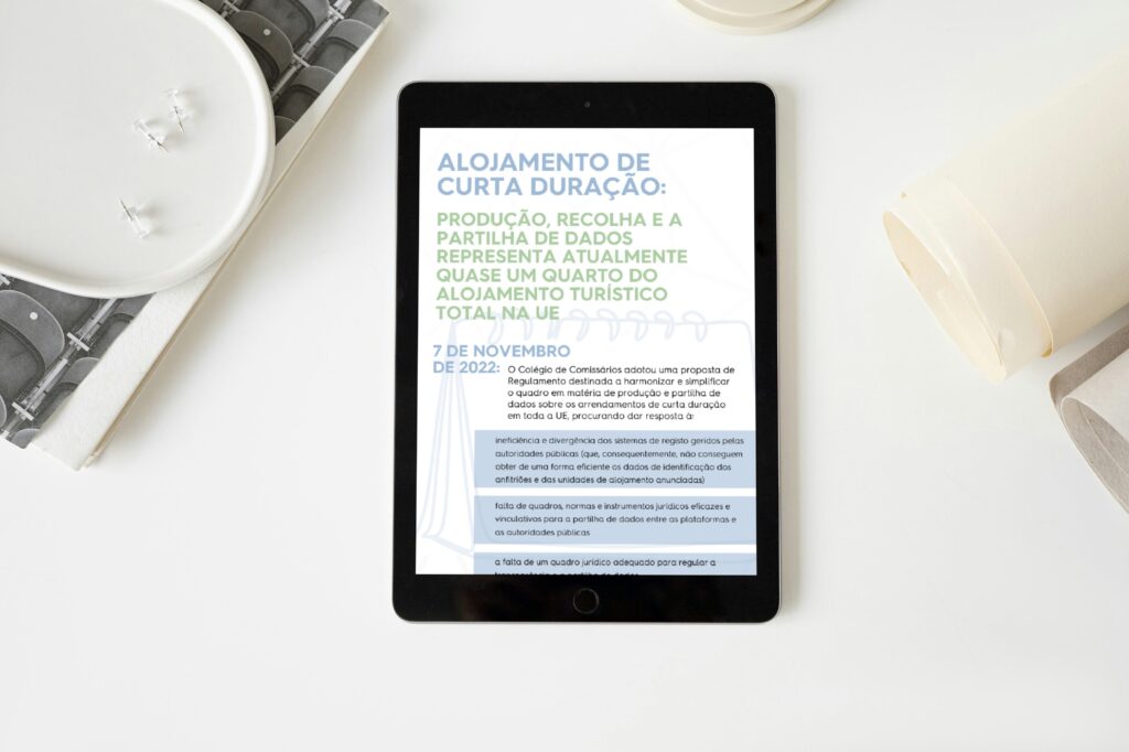 Alojamento de curta duração: produção, recolha e a partilha de dados representa atualmente quase um quarto do alojamento turístico total na UE